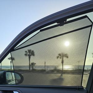 차량 햇빛가리개 메쉬 롤 커튼 자동차 유리 창문 차광막 운전석 썬블럭 썬바이저