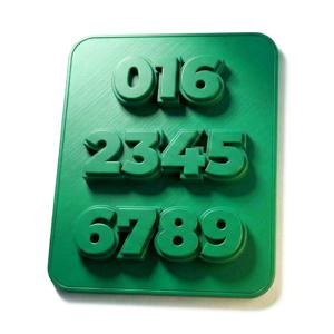 3D 입체 디자인 차량용 주차번호판