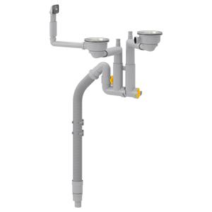 릴비켄 더블배수트랩 이중 싱크대 하수 거름망