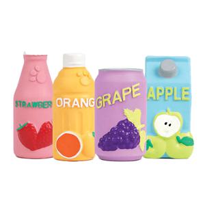 패리스독 과일쥬스 라텍스토이 4종 골라담기 강아지 삑삑이 인형