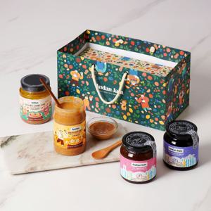 안단 땅콩버터 100% 피넛버터크런치 저칼로리 과일잼 선물세트 골라담기