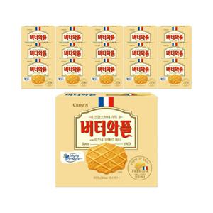 버터와플 with 이즈니생메르 버터 158g 16개