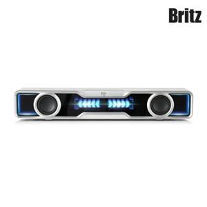 BR-MARK2 블루투스 게이밍 데스크탑 사운드바 스피커 화이트
