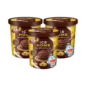 초코에몽 아이스 홈 파인트 아이스크림 3개