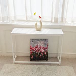 콘솔 테이블 슬림 현관 복도 화장대 수납장 선반 장식장 미니 철재