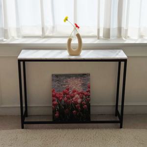 거실 베란다 창가 좁고긴 폭좁은 사이드 테이블 수납장 800 1000