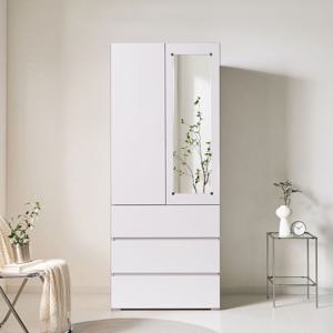 아론 터치 2000 키큰 3단서랍 거울 옷장 800