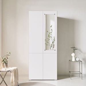 아론 터치 2000 키큰 4도어 거울 이불장 800