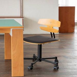 [해외]북유럽 감성 우드 인테리어 디자인체어 회전 책상의자