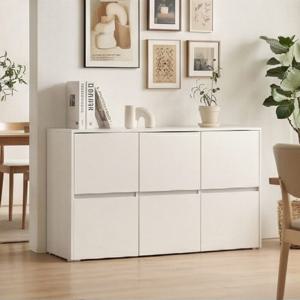 2단 넓은 큰서랍 6칸 와이드 TV다이 침실용 안방용 수납장 1200 QKSAE