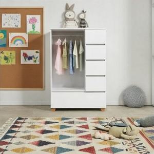 1인용 기능성 옷장 자취 오피스텔 원룸 미니 옷보관 서랍장 800 QKEHT