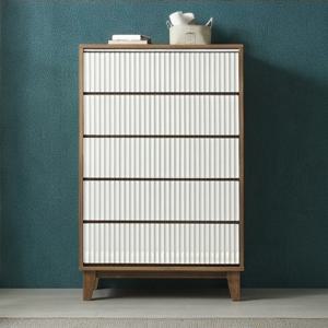 5단서랍장 원목 템바 옷수납장 원목가구 800 QKSDP