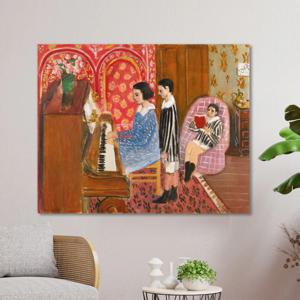 앙리 마티스 피아노 수업 명화 액자