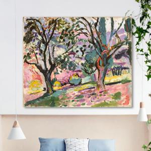 앙리 마티스 올리브 나무 사이의 산책 명화 액자