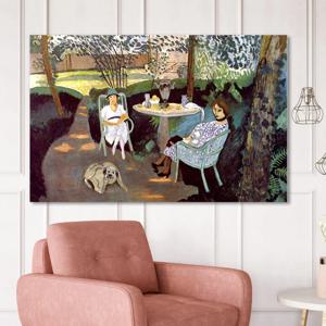 앙리 마티스 정원에서의 차 명화 액자