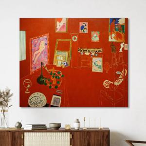 앙리 마티스 붉은 작업실 명화 액자