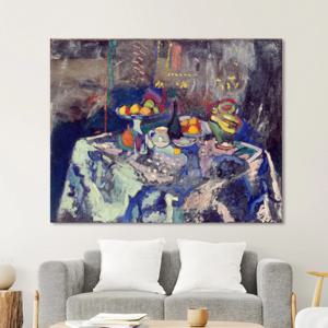 앙리 마티스 꽃병, 병 그리고 과일 명화 액자