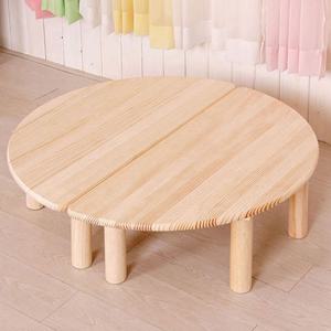 끝장세일 원목 반달 좌식 테이블 학습책상 공부상 원형 책상