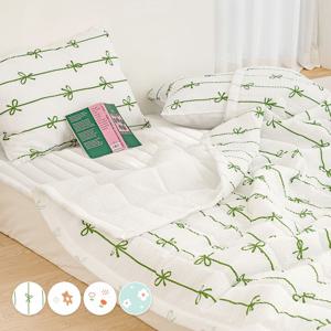 보송시원 헬로피크닉 시어서커 여름 차렵이불세트 SS/Q/K 4컬러