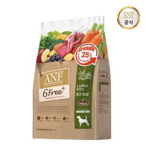 식스프리플러스 인도어 강아지 사료 양고기&쌀 5.6kg