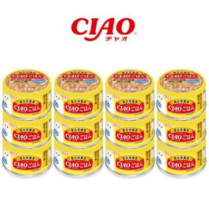A-252 챠오 주식캔 참치&닭가슴살&가리비 85g x 12캔