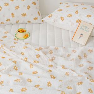 보송시원 헬로피크닉 시어서커 여름 홑이불세트 SS/Q/K