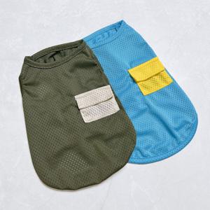 강아지 여름옷 시원한 포켓 송송 나시