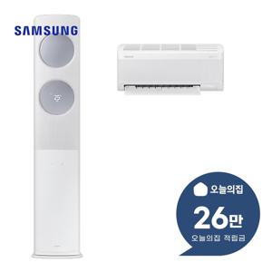 [렌탈] 비스포크 AI무풍 2in1 에어컨 62+18m2 AF70F19D24IR2S