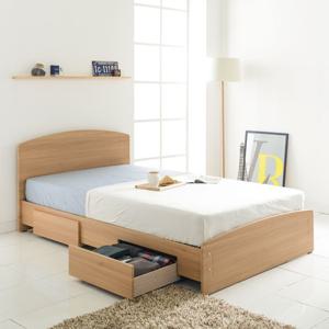 에디스 2단 수납 PVC 헤드형 침대 프레임 S/SS/D/Q