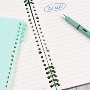 좌철 스프링 노트 유선 A5 60매 공책 줄 모눈 필사 오답 수학 연습장 학교