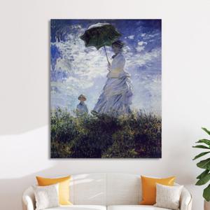 클로드 모네 우산을 든 여인 명화 액자