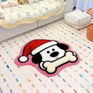 [해외] 귀여운 애니멀 인테리어 미니 러그 포인트 러그 카페트 발매트 강아지C
