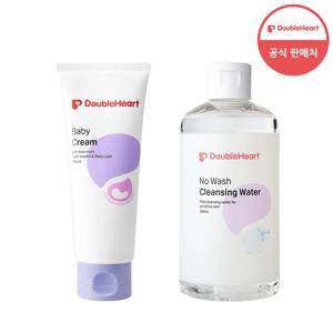 베이비 스킨케어 노워시 클랜징워터 300ml + 베이비 크림 100ml