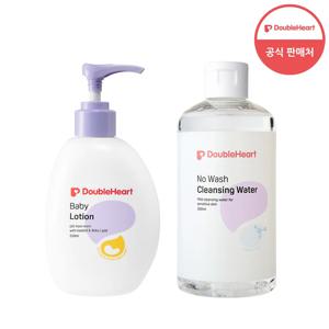 베이비 스킨케어 노워시 클랜징워터 300ml + 베이비 로션 250ml