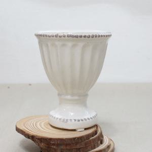 스티치 초미니 세라믹포트 수업용화기 도자기 원예 수업 프리저브드 드라이플라워 화병 꽃병