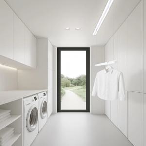 하드웰 트윈라인 LED행거(매립) 천장 베란다 전동 자동 빨래건조대 라인조명 KC 직영설치