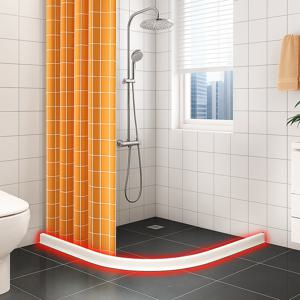 실리콘 물막이 욕실 물튐방지 샤워부스 욕실바닥 세면대 싱크대 설거지 물받이 처마형 주방