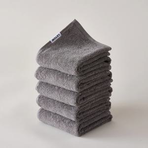 모던한 스톤그레이 호텔 감성 데일리 타월 5장 (40수 콤팩트코마사 210g)