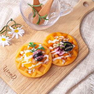 바닐라 시럽 와플 모형 1P 모양 랜덤