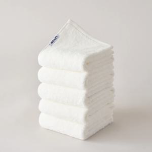 깔끔한 화이트 호텔 감성 데일리 타월 5장 (40수 콤팩트코마사 210g)