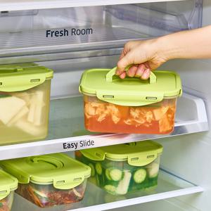 올라잇킵 신선보관 김치통 2종 3P 소분세트 1.4L 2P + 2L 1P