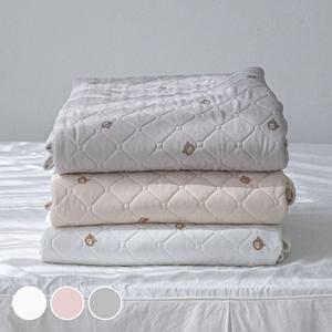 냉감 여름 침대패드 곰돌이 3컬러 SS/Q