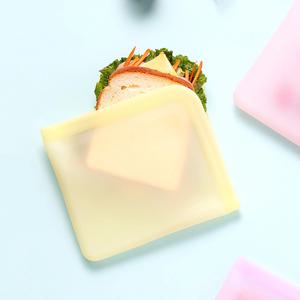 이지 실리콘 샌드위치 밀폐 지퍼백 5color 도시락 이유식 보관용기