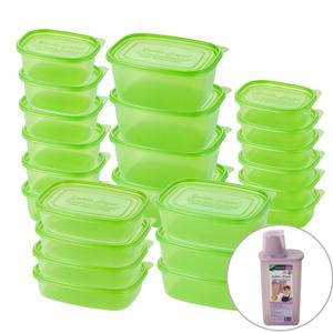 그린박스 신선보관/반찬통 완벽정리 24개세트(5사이즈)+잡곡통증정