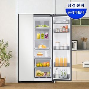 삼성 비스포크 냉장고 RS70F84N2Y 양문형 메탈쿨링 AI인버터 852L 코타화이트