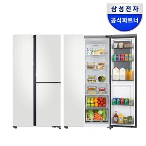 비스포크 냉장고 RS84DB5602CW 양문형 푸드쇼케이스 오토오픈도어 846L 코타화이트