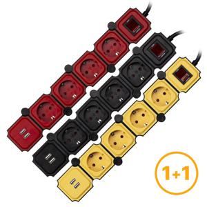 1+1 요리조리 내맘대로 자유변형 usb 인테리어 디자인 멀티탭 4구