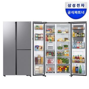 삼성 비스포크 푸드쇼케이스 양문형냉장고 846L 오토오픈도어 RS84DG5602M9