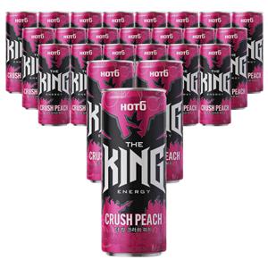 핫식스 더킹 크러쉬피치 355ml 24입