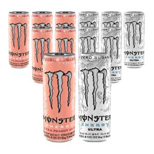 몬스터에너지 저칼로리 355ml 피치 킨 + 울트라 혼합 12입